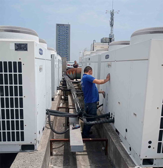 云南中央空调制热和不制冷系统维修方法